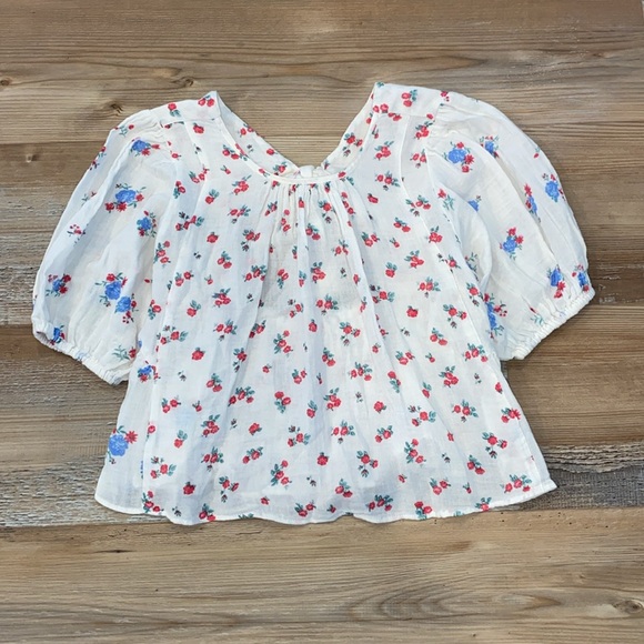 FREE PEOPLE CHLOE PRINTED TOP SIZE XS - Picture 6 of 9